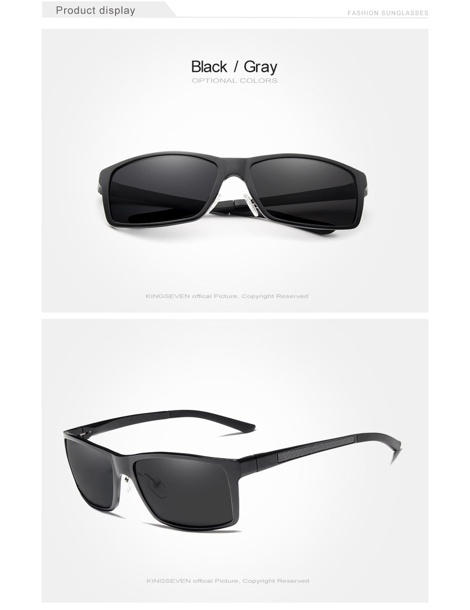 KINGSEVEN Fashion Aluminum Magnesium Sunglasses