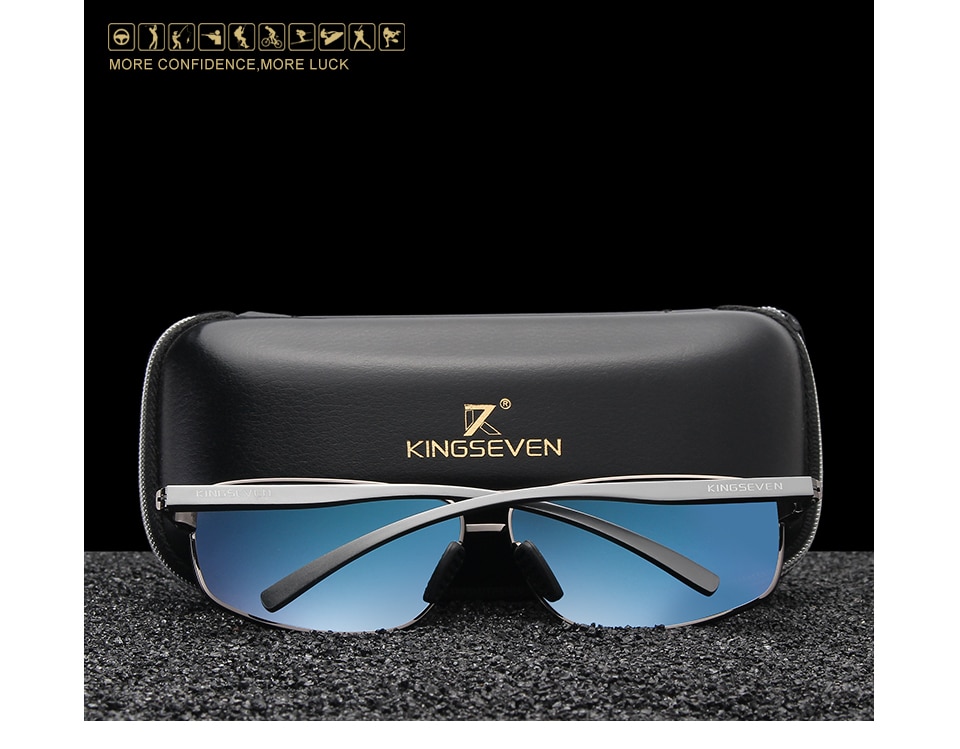 KINGSEVEN Aluminum Fashion Men Polarized Sunglasses