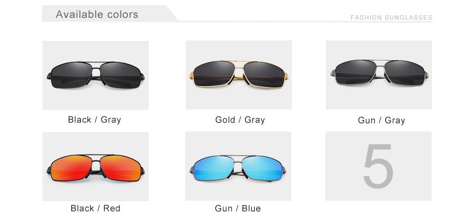 KINGSEVEN Aluminum Fashion Men Polarized Sunglasses
