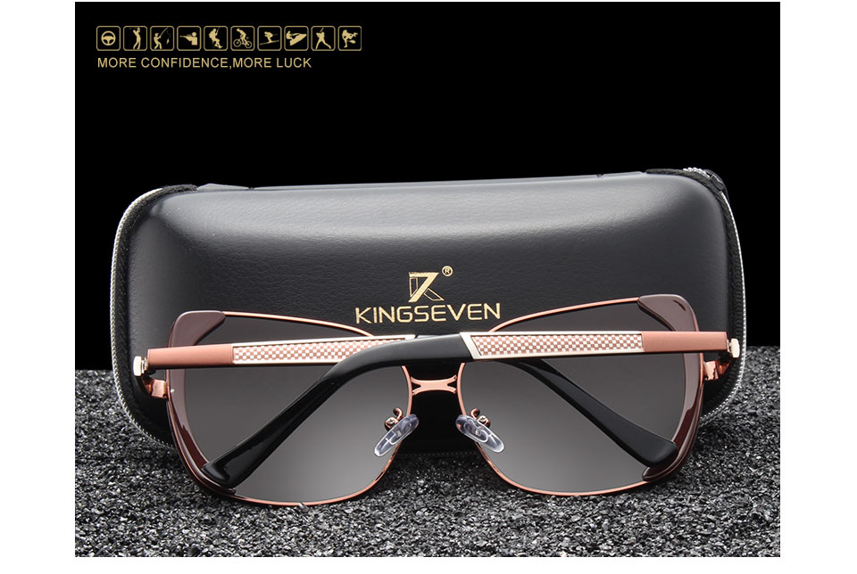 KINGSEVEN Luxury Ladies Retro Sunglasses
