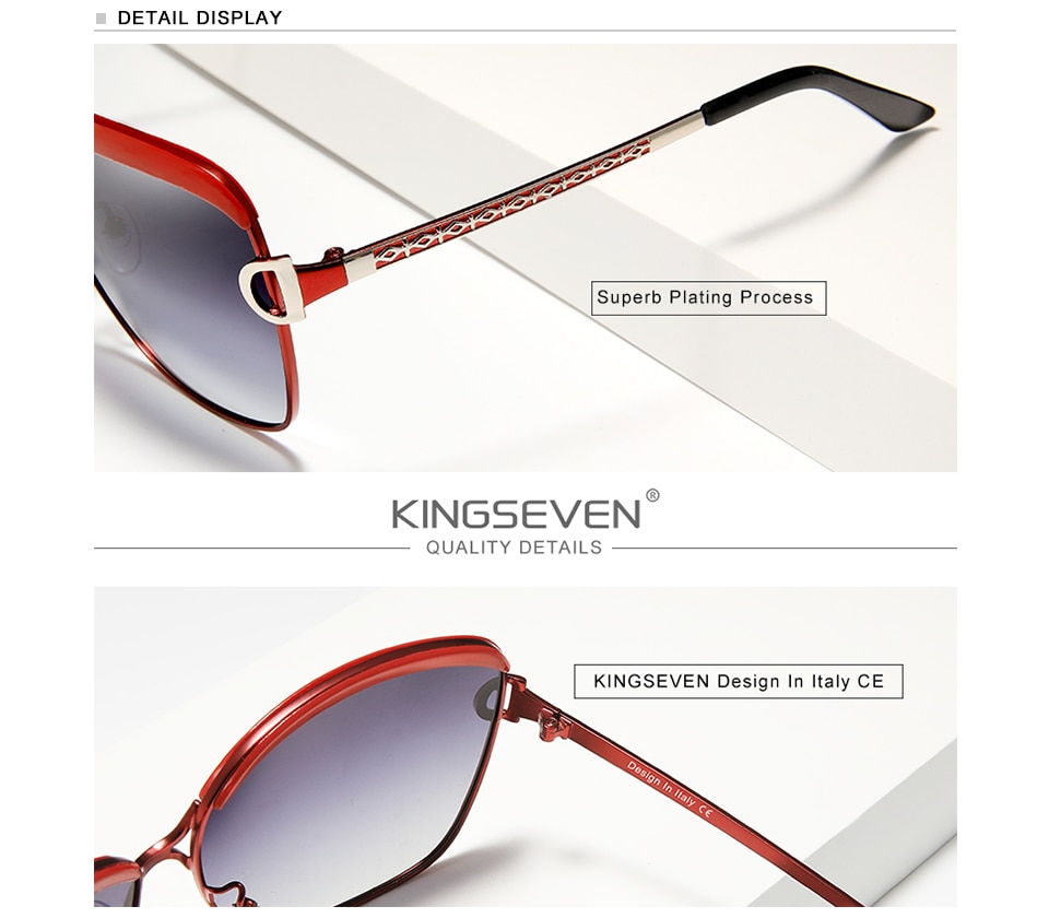 KINGSEVEN Summer Sunglasses For Woman