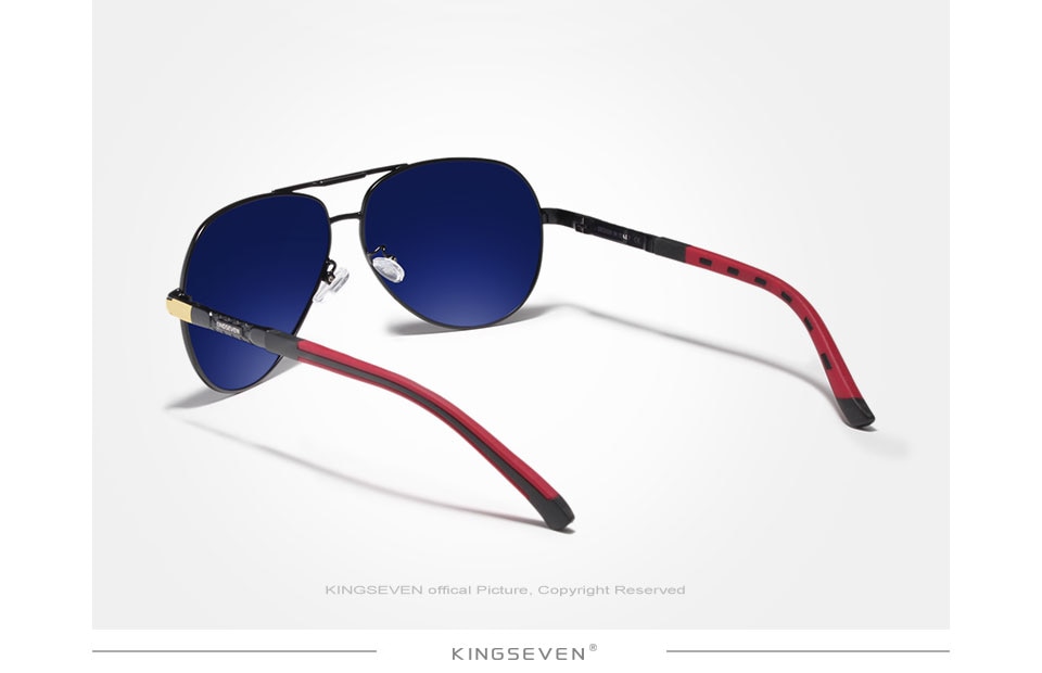 KINGSEVEN Men’s Aluminum Magnesium Sunglasses Polarized
