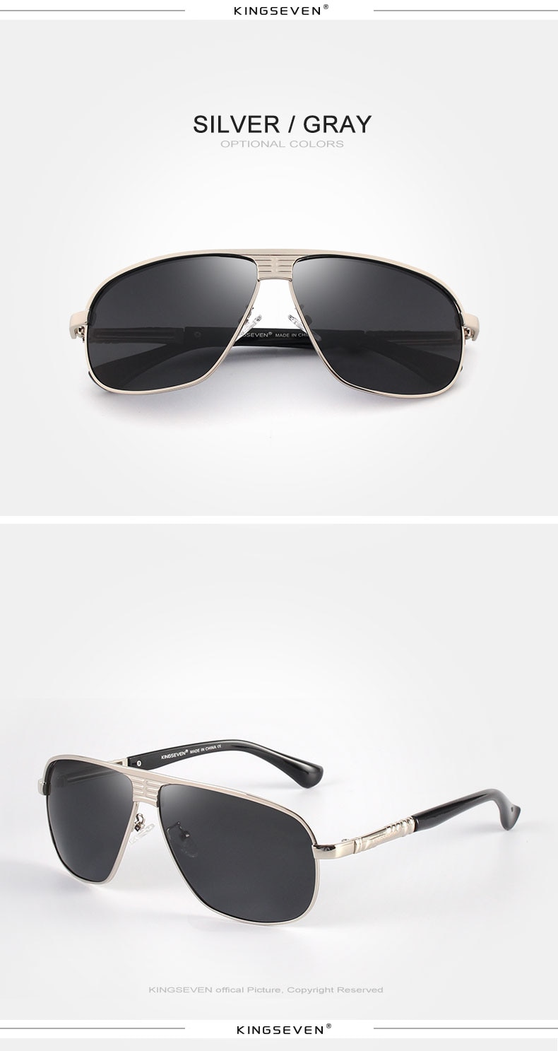 KINGSEVEN Unisex Aluminum Magnesium Men's Sunglasses
