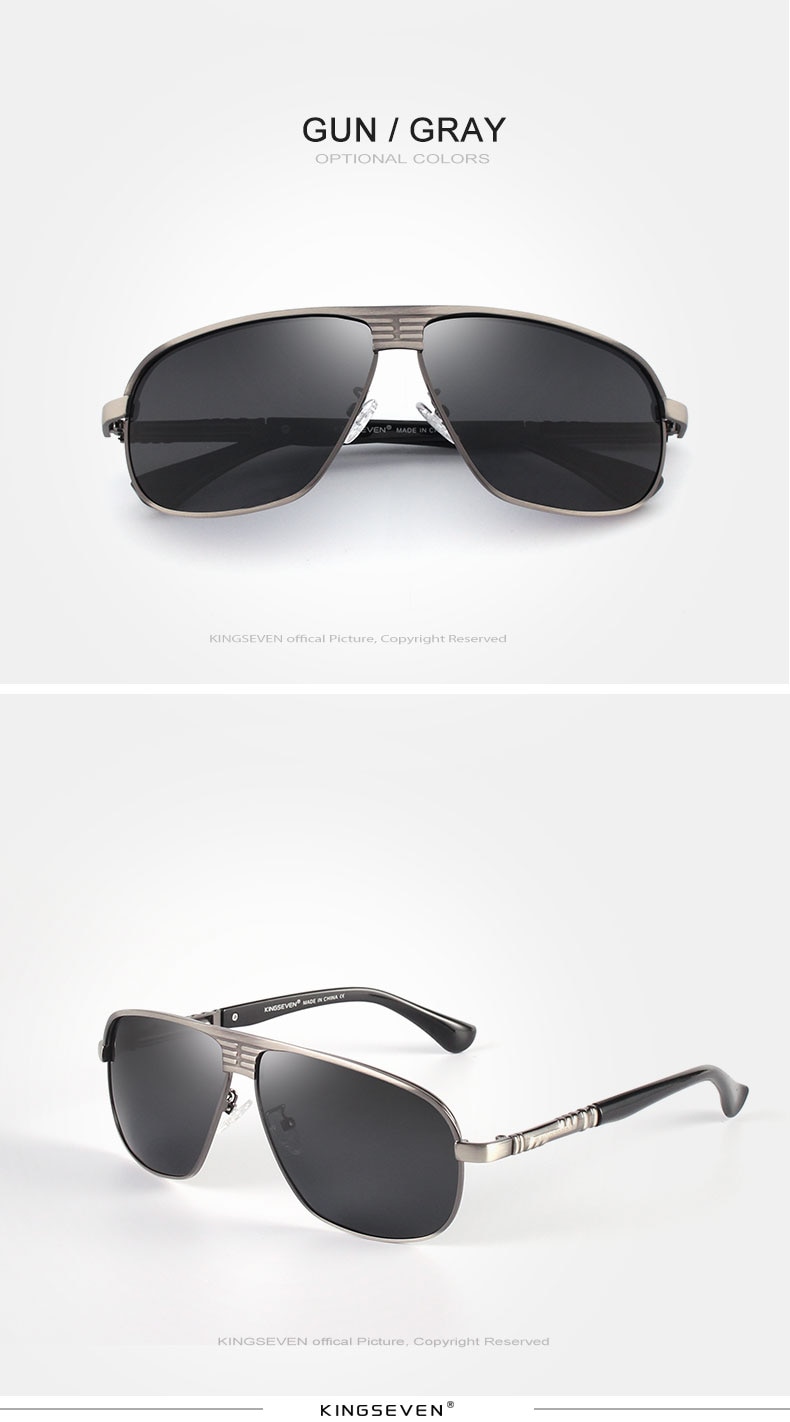 KINGSEVEN Unisex Aluminum Magnesium Men's Sunglasses