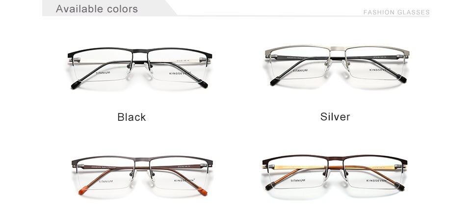 KINGSEVEN 2020 Titanium Eyeglass Frames