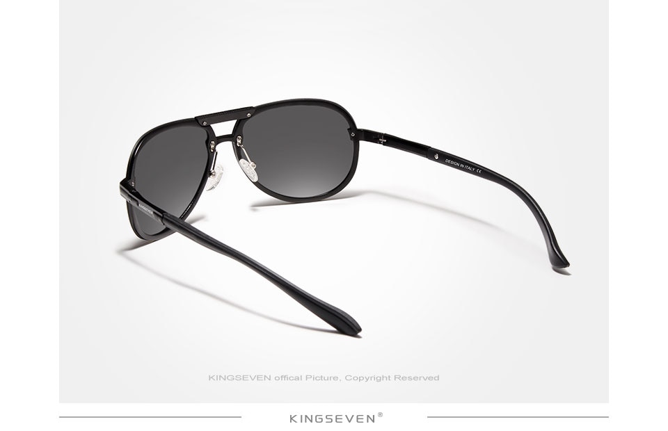 KINGSEVEN Polarized Rimless Sunglasses