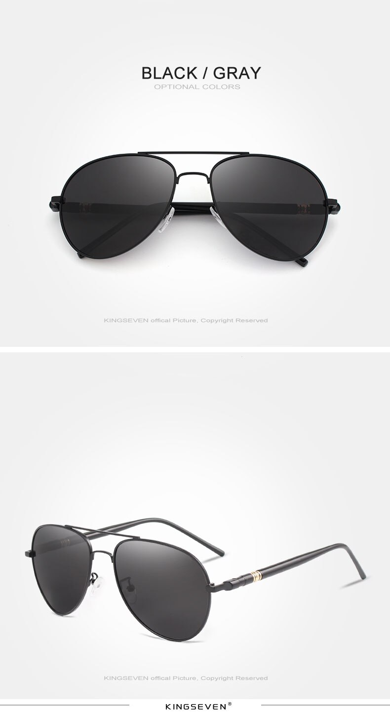 KINGSEVEN Polarized Aviation Sunglasses