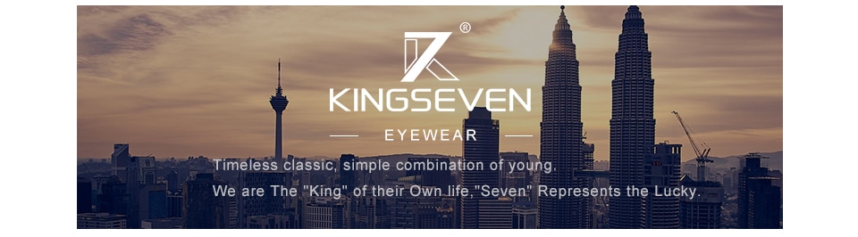 KINGSEVEN Men’s Fashion Polarized Sunglasses